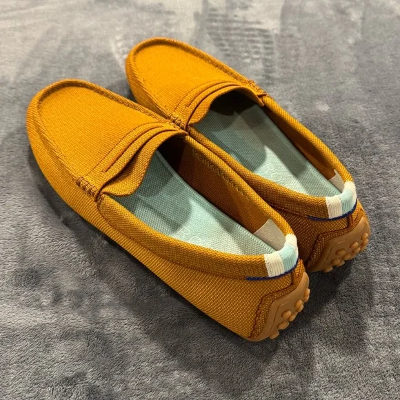 Rothy's Women’s ‘The Driver’ Cognac Slip-On Loafers - Picture 2 of 11